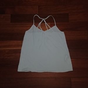 Abercrombie baby blue strappy top A&F AF